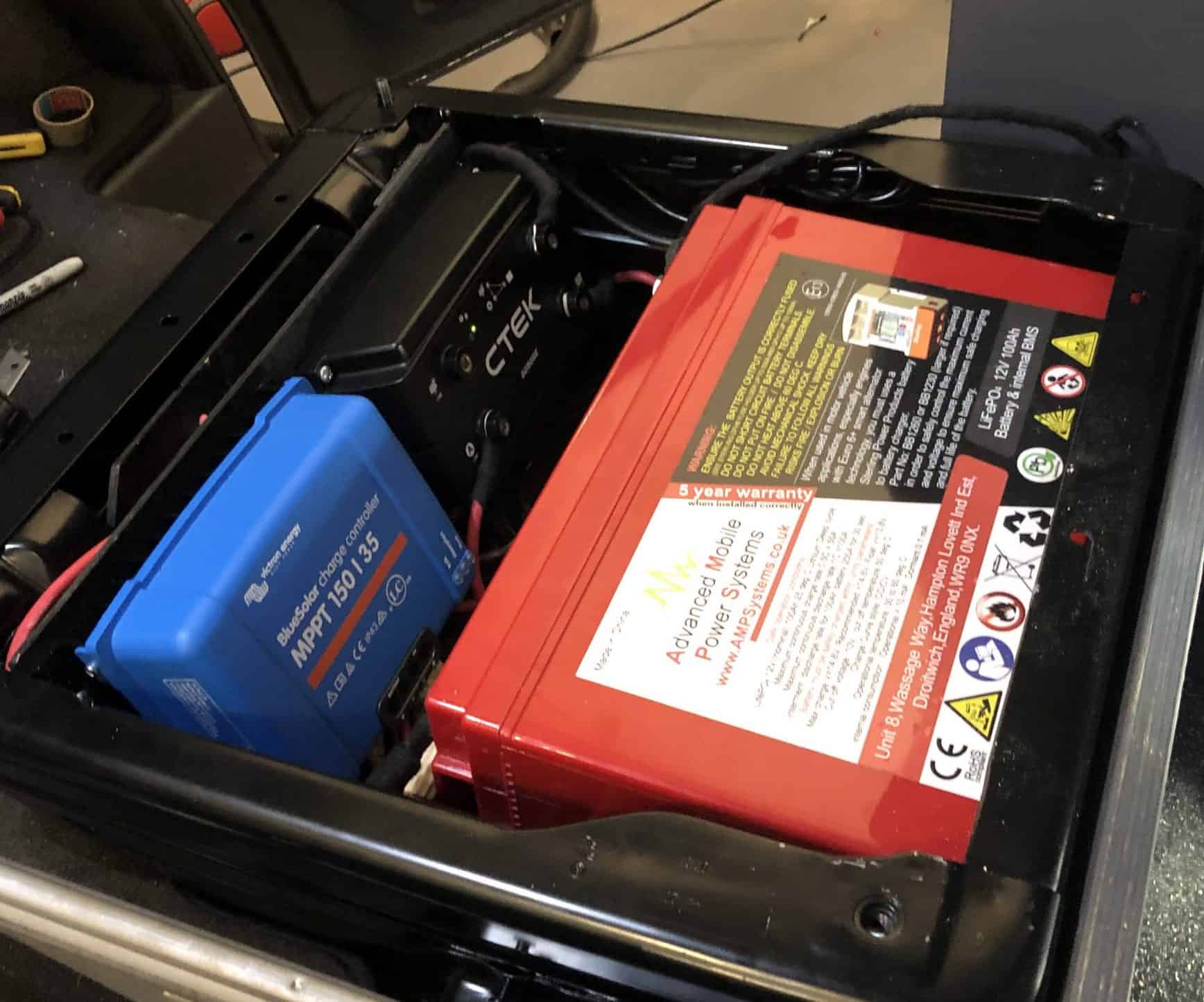 Battery and charge install