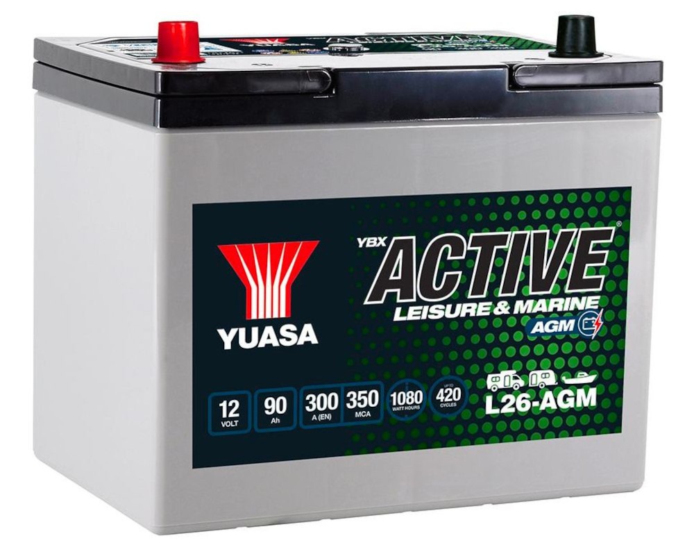 Yuasa L36-AGM Leisure & Marine AGM Battery