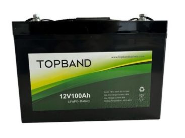 Topband B Series 12V 100Ah Lithium Battery with Bluetooth and Heater