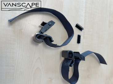 Quick release pop top straps