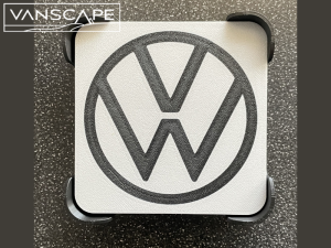 Coasters. Square, Black and Grey